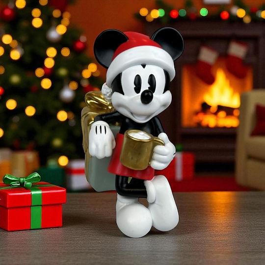 Disney Kerstbeeld Mickey Mouse met Beker - Afbeelding 2