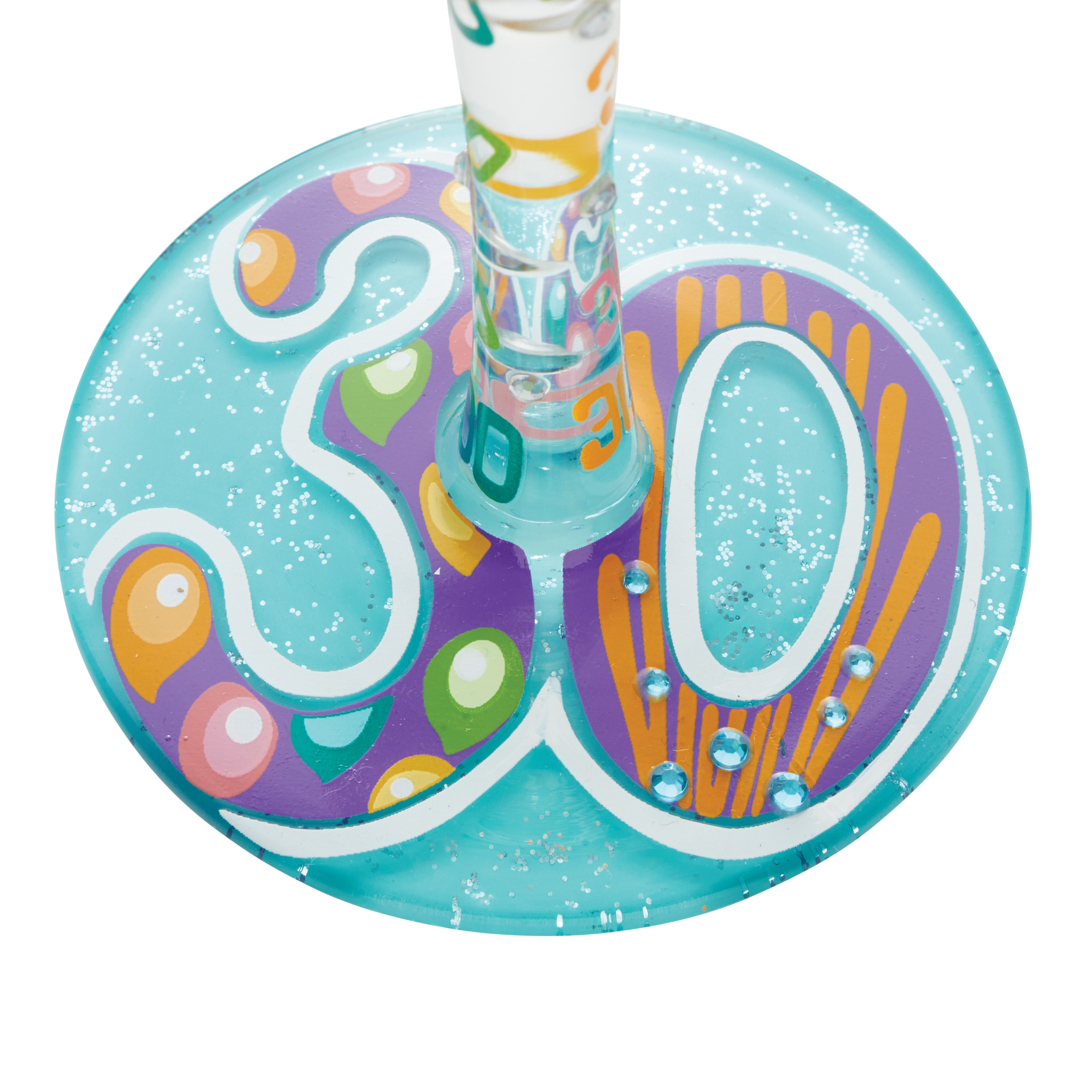 Happy 30th Birthday Wine Glass - Afbeelding 4