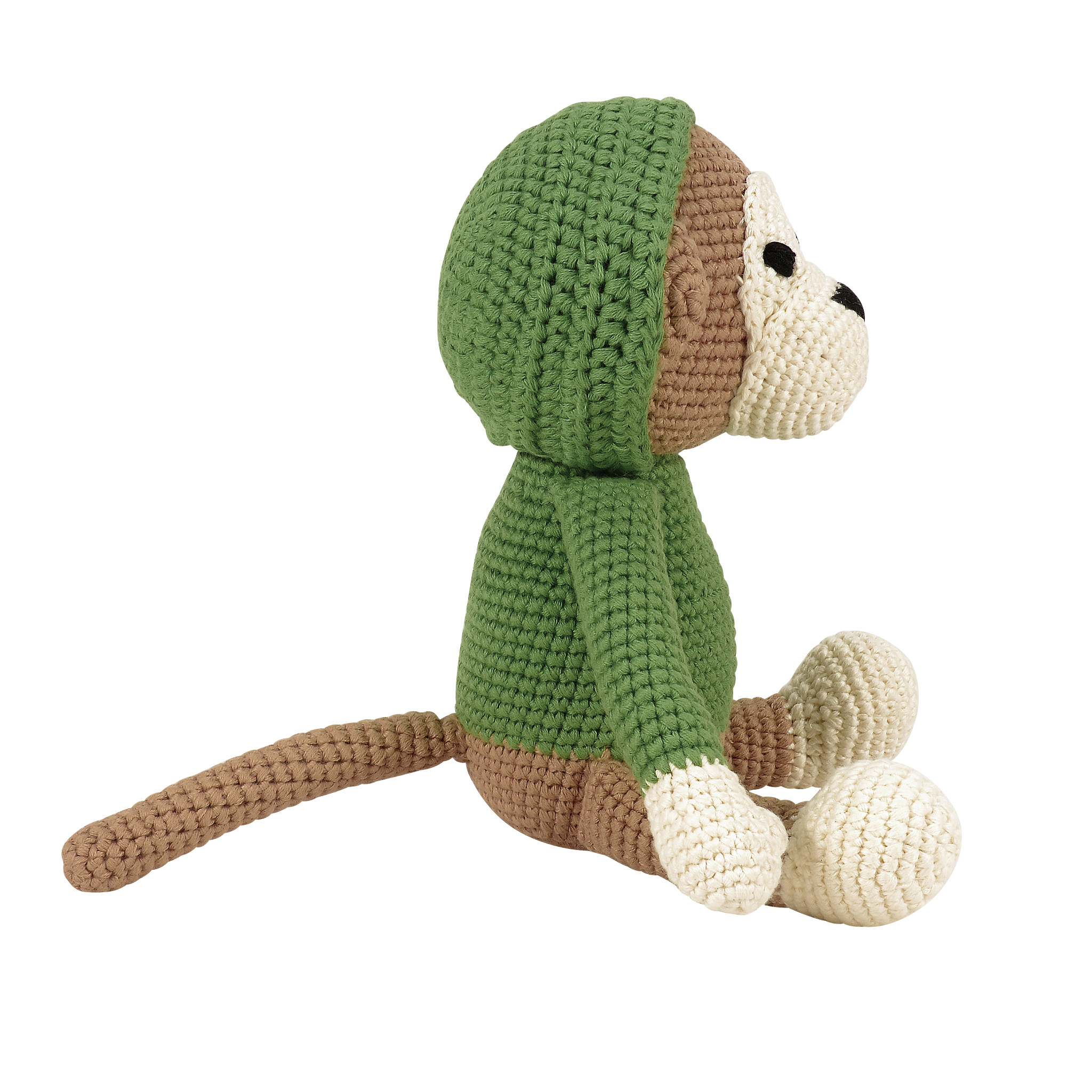 Sebastian the Monkey Soft Toy by Woolie - Afbeelding 3