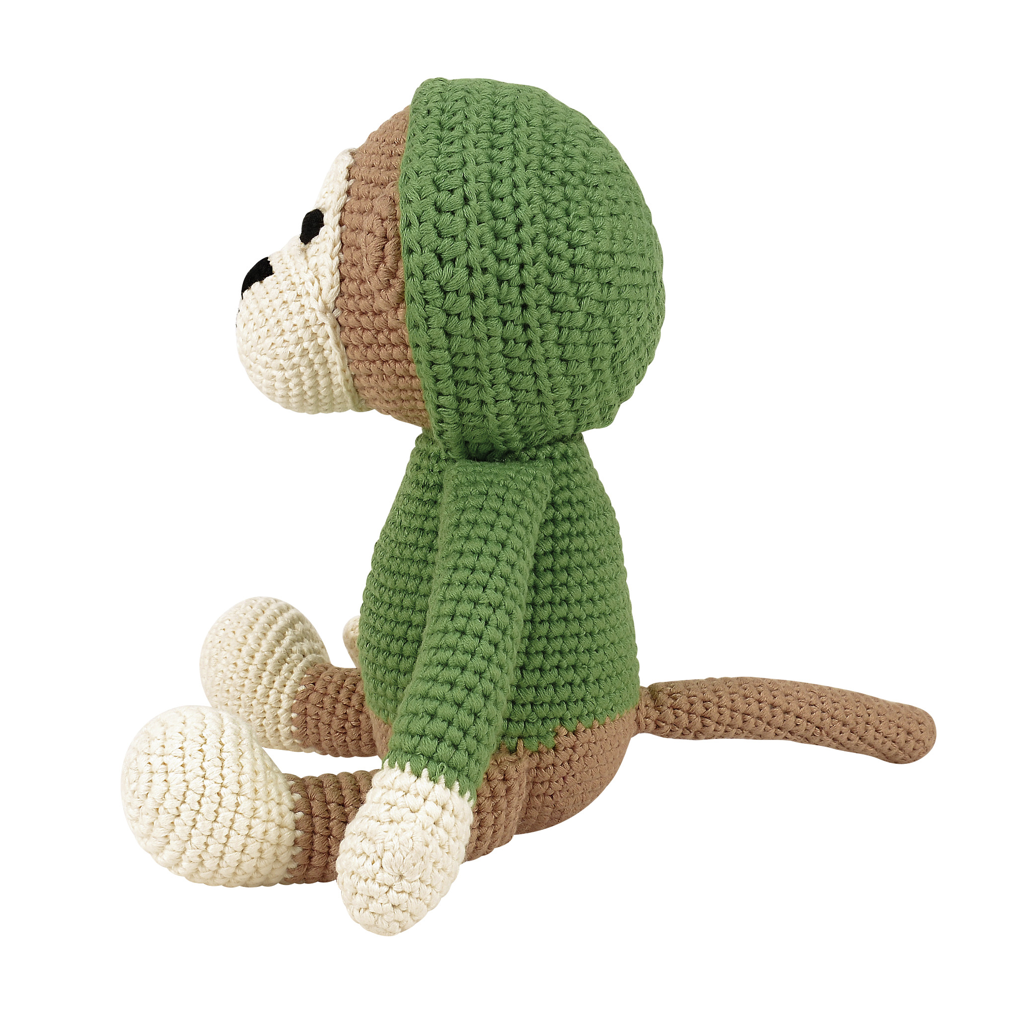 Sebastian the Monkey Soft Toy by Woolie - Afbeelding 5