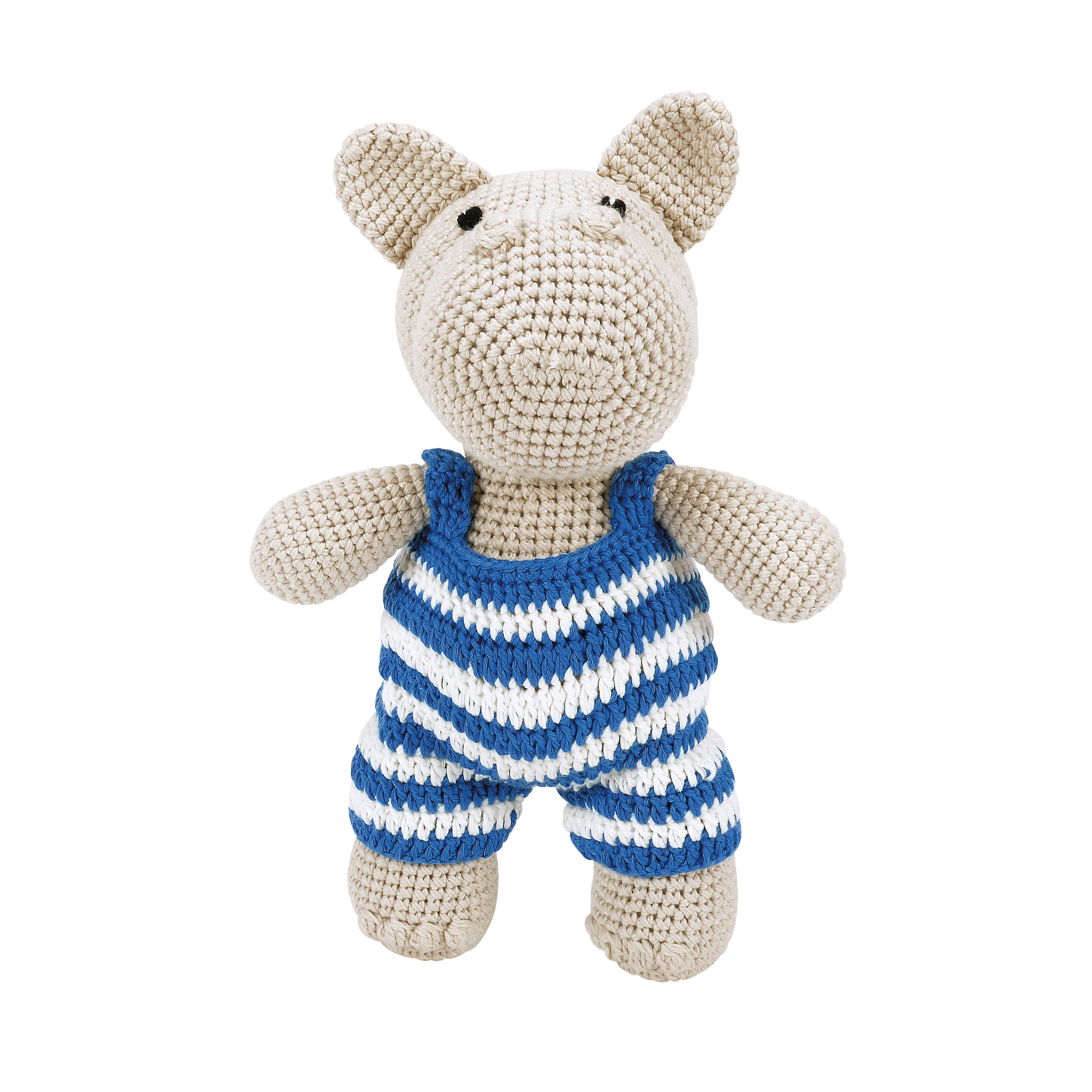 James the Hippo Soft Toy by Woolie