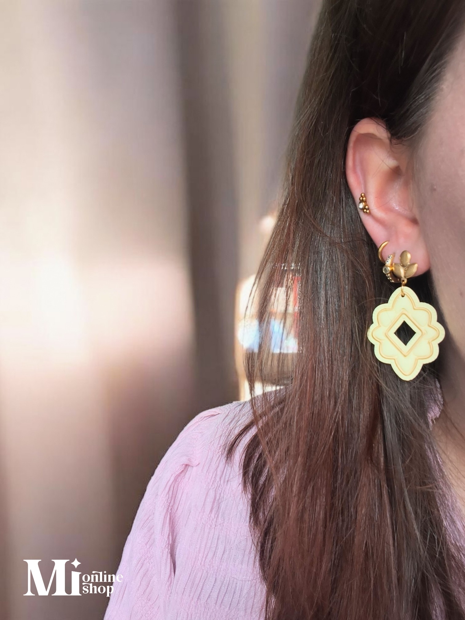 Boho Ruit Oorbellen - Afbeelding 2