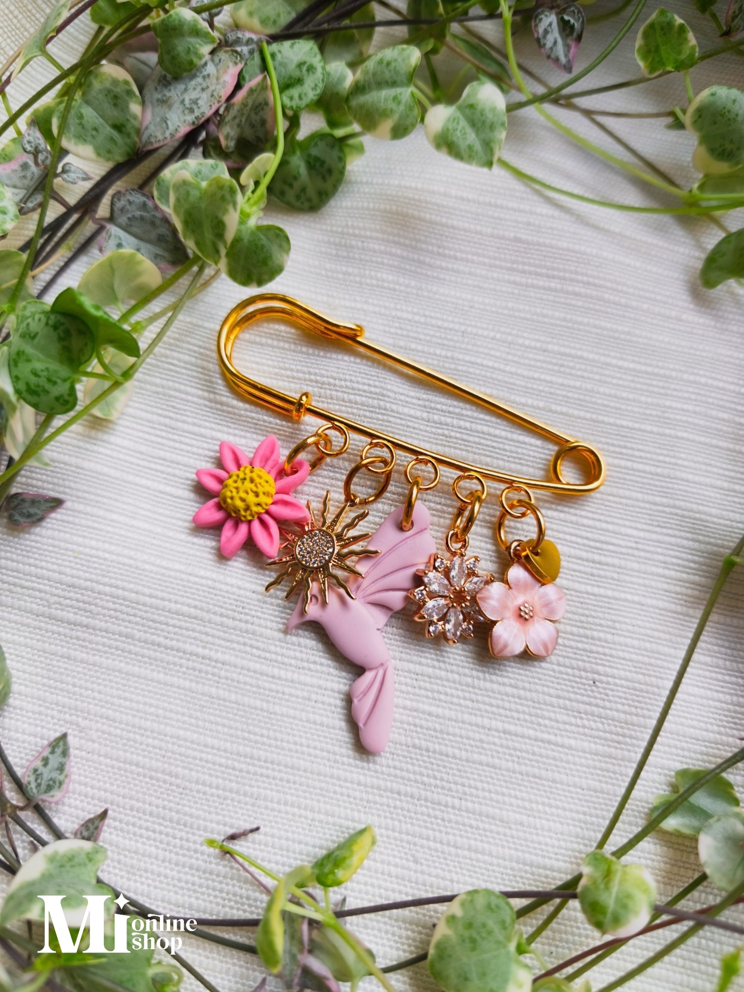 Broche Zomerse Bedels