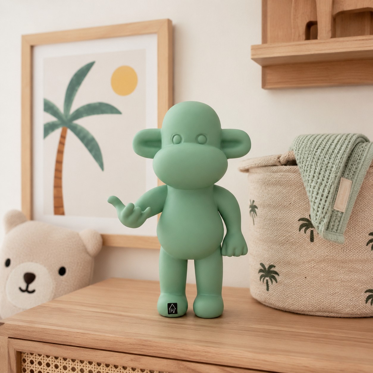 Decoratie Aap Groen - Afbeelding 2