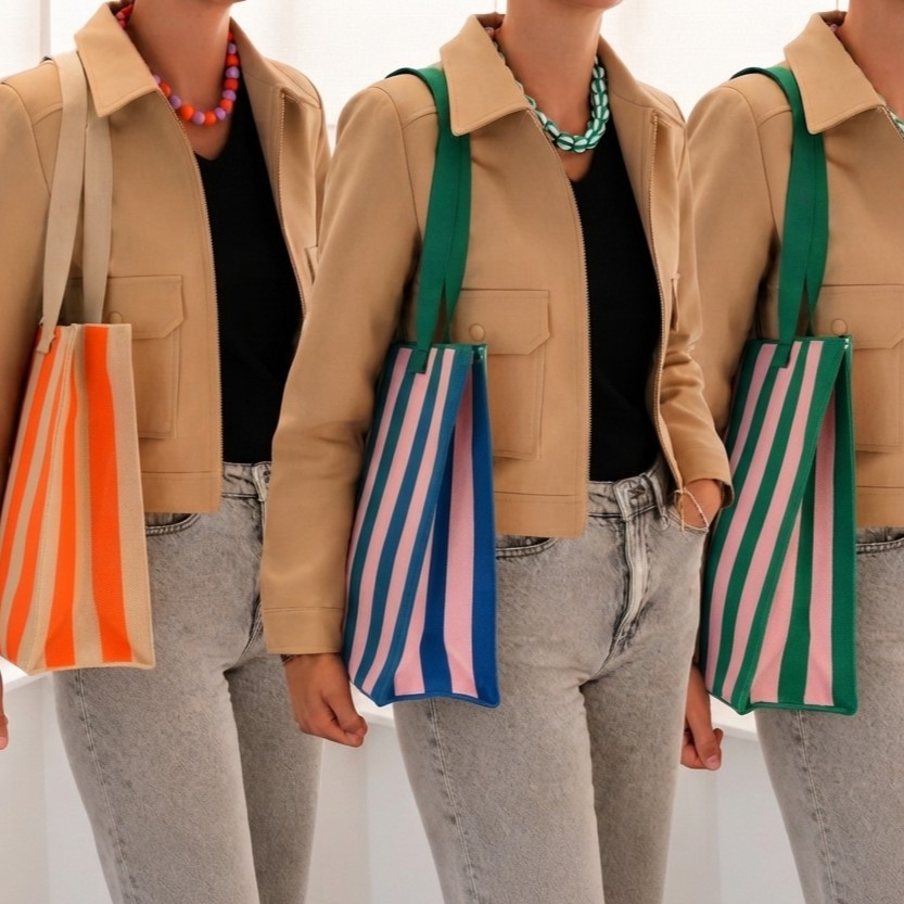 Gestreepte Shopper | Kleurencollectie