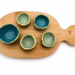 ArtORO Handgemaakte Tapasplank met schaaltjes