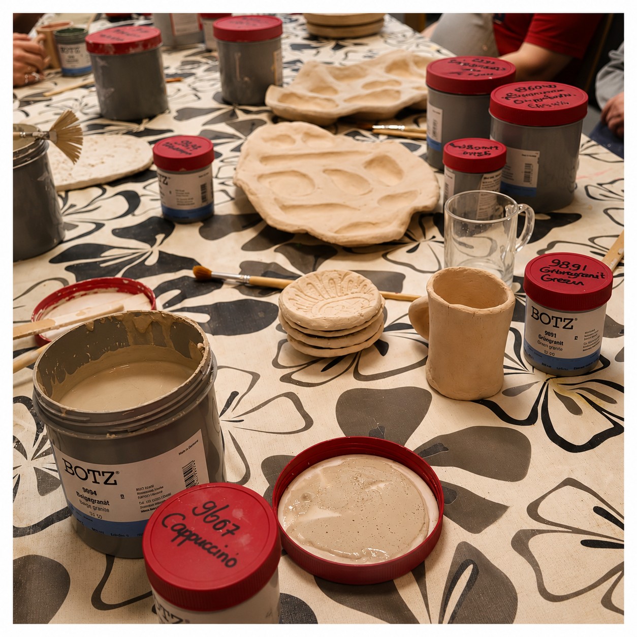 ArtORO Handgemaakte Tapasschaal Beige en Goud - Afbeelding 6