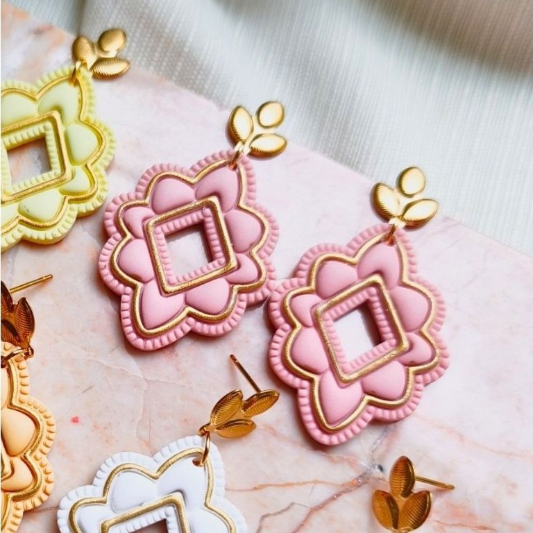 Boho Ruit Oorbellen - Afbeelding 4