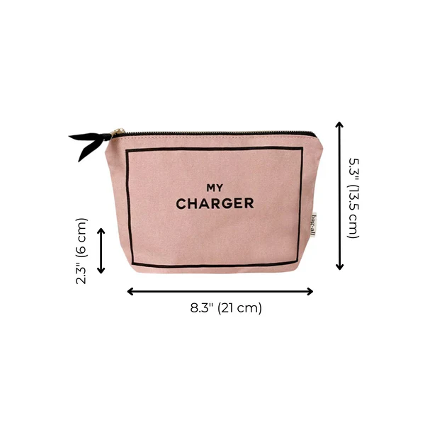 Bag-all Charger Pouch Pink Blush - Afbeelding 4