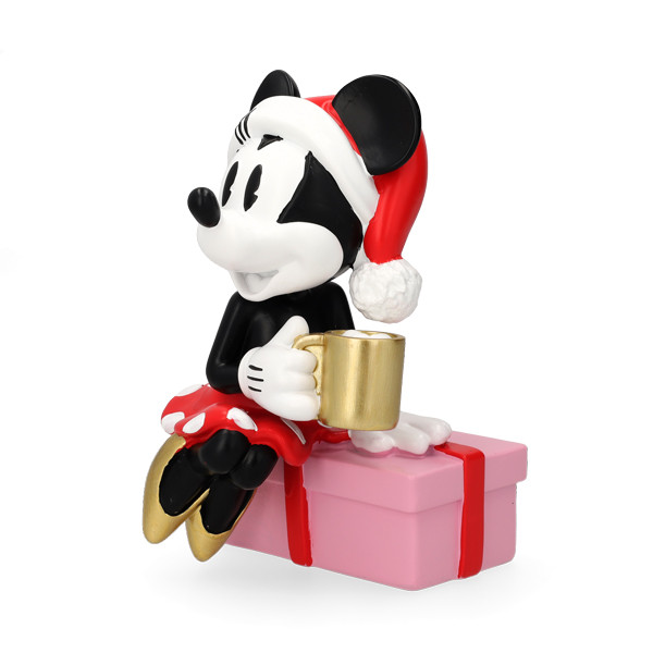 Disney Kerstbeeld Minnie Mouse met Beker - Afbeelding 2