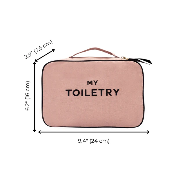 Bag-all Folding Hanging Toiletry Case Pink Blush - Afbeelding 4