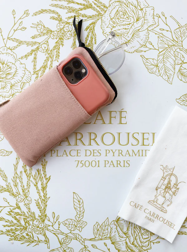 Bag-all Glasses Case with Outside Pocket Pink Blush - Afbeelding 7