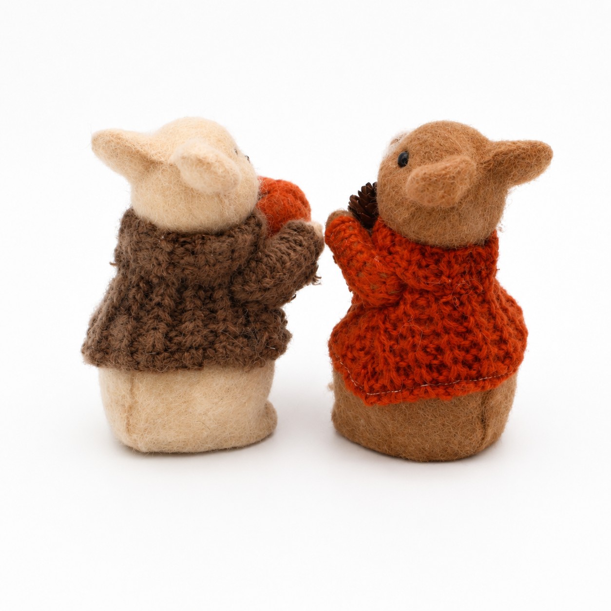 Feldy Herfstfiguren Muis & Beer - Set van 2 - Afbeelding 9