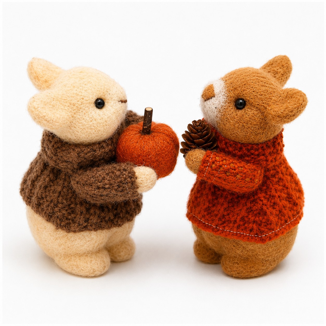Feldy Herfstfiguren Muis & Beer - Set van 2 - Afbeelding 8