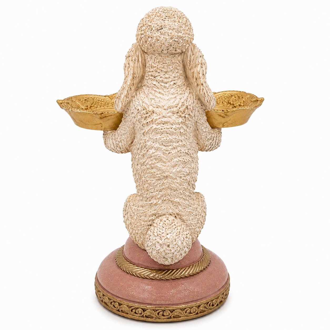 Clayre & Eef Decoratie Hond met Schaaltje - Afbeelding 4