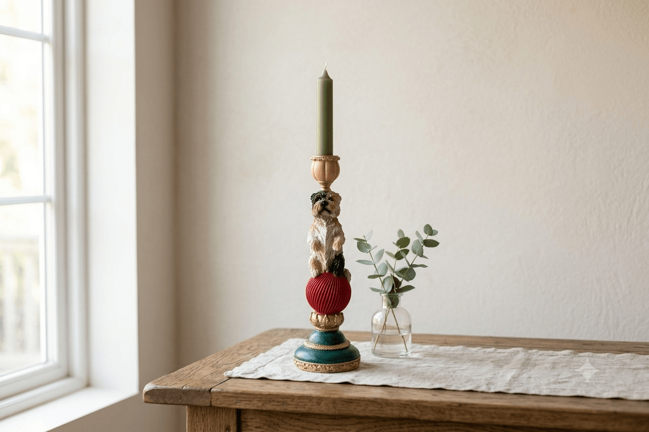 Decoratieve Kandelaar Hond