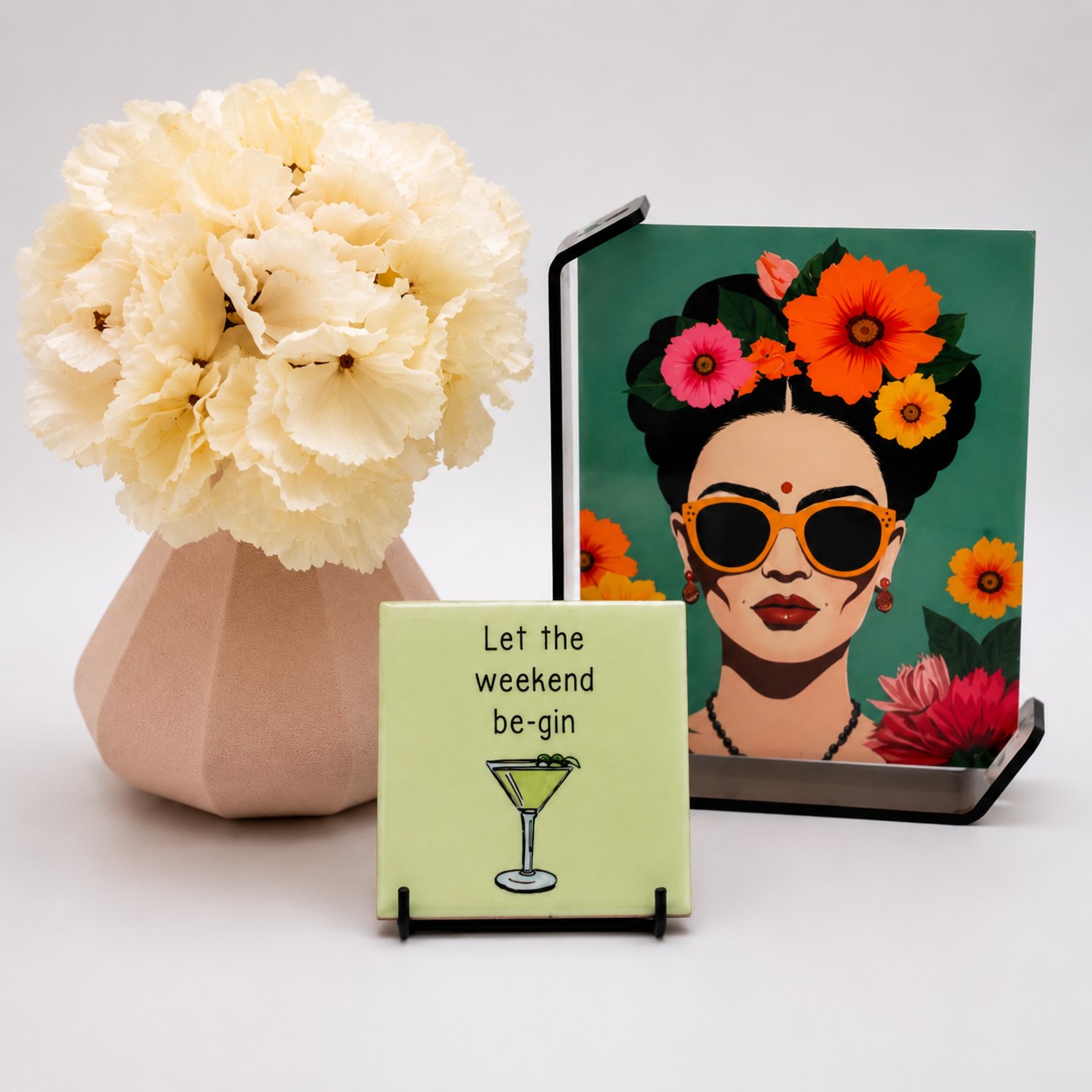 Fotolijst Frida Flowers Antraciet - Afbeelding 2