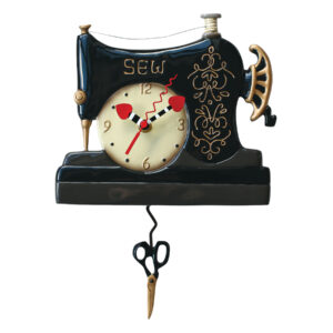 Vintage Wandklok Naaimachine