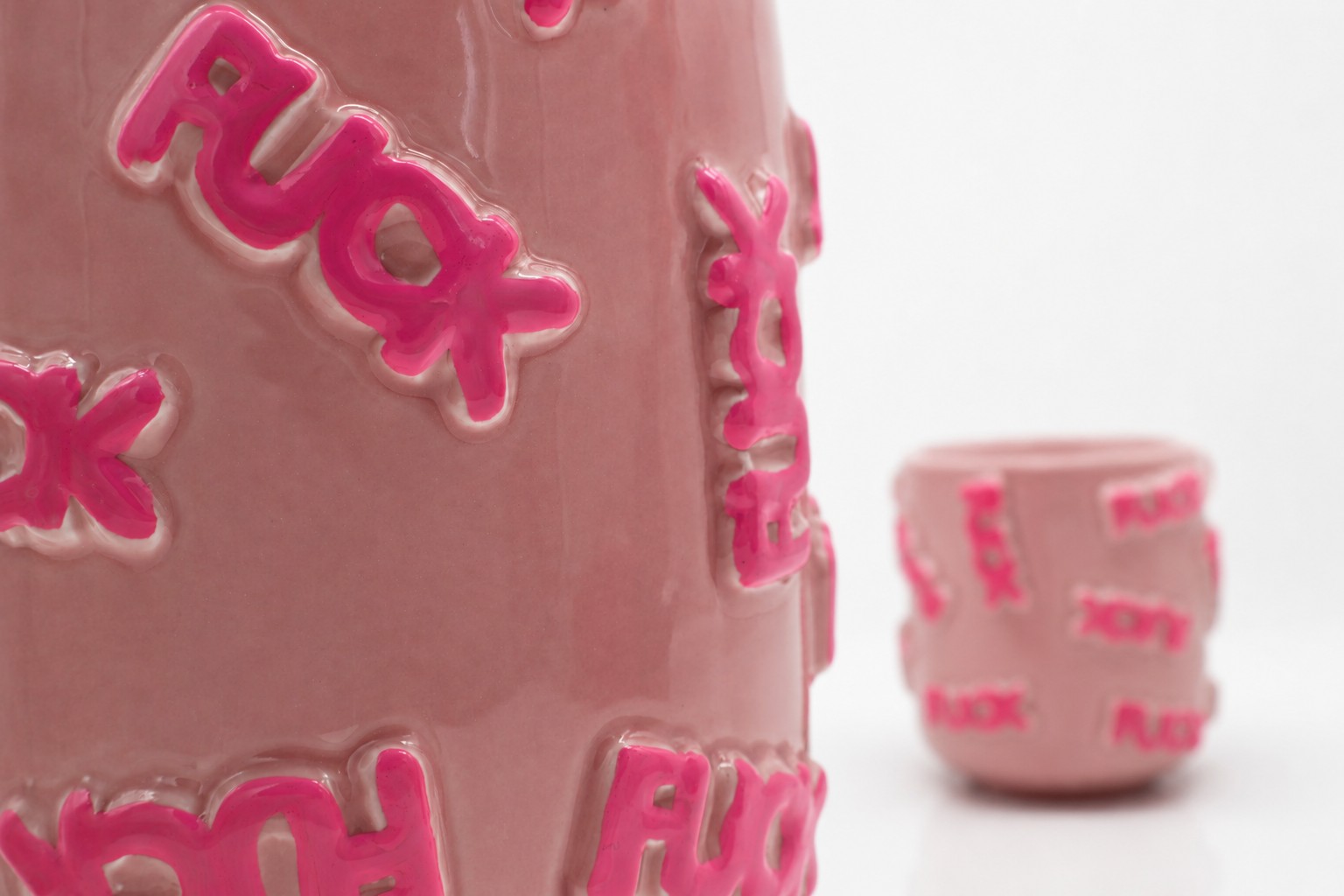Roze 'F*ck' Vaas - Afbeelding 4