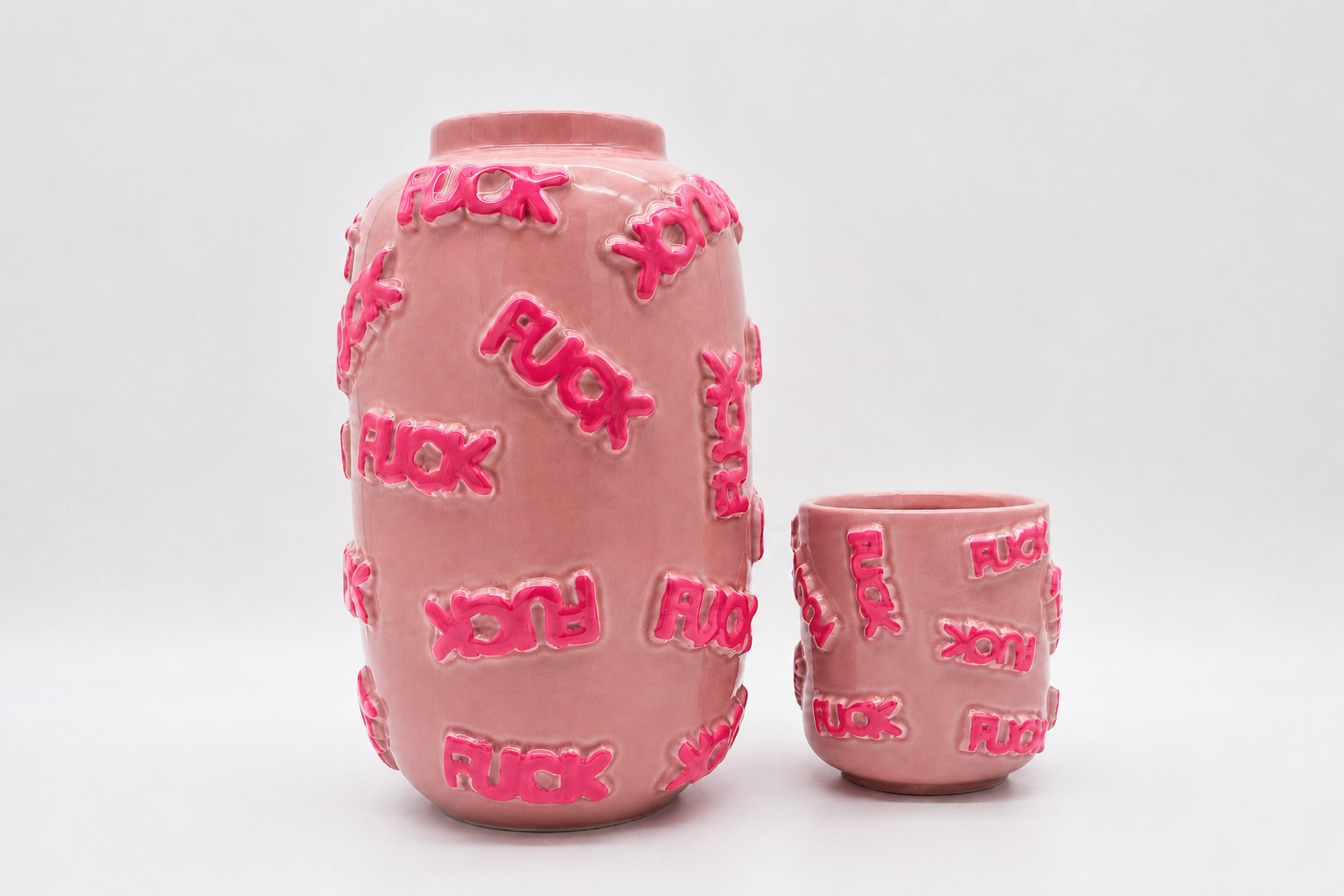 Roze 'F*ck' Vaas - Afbeelding 2