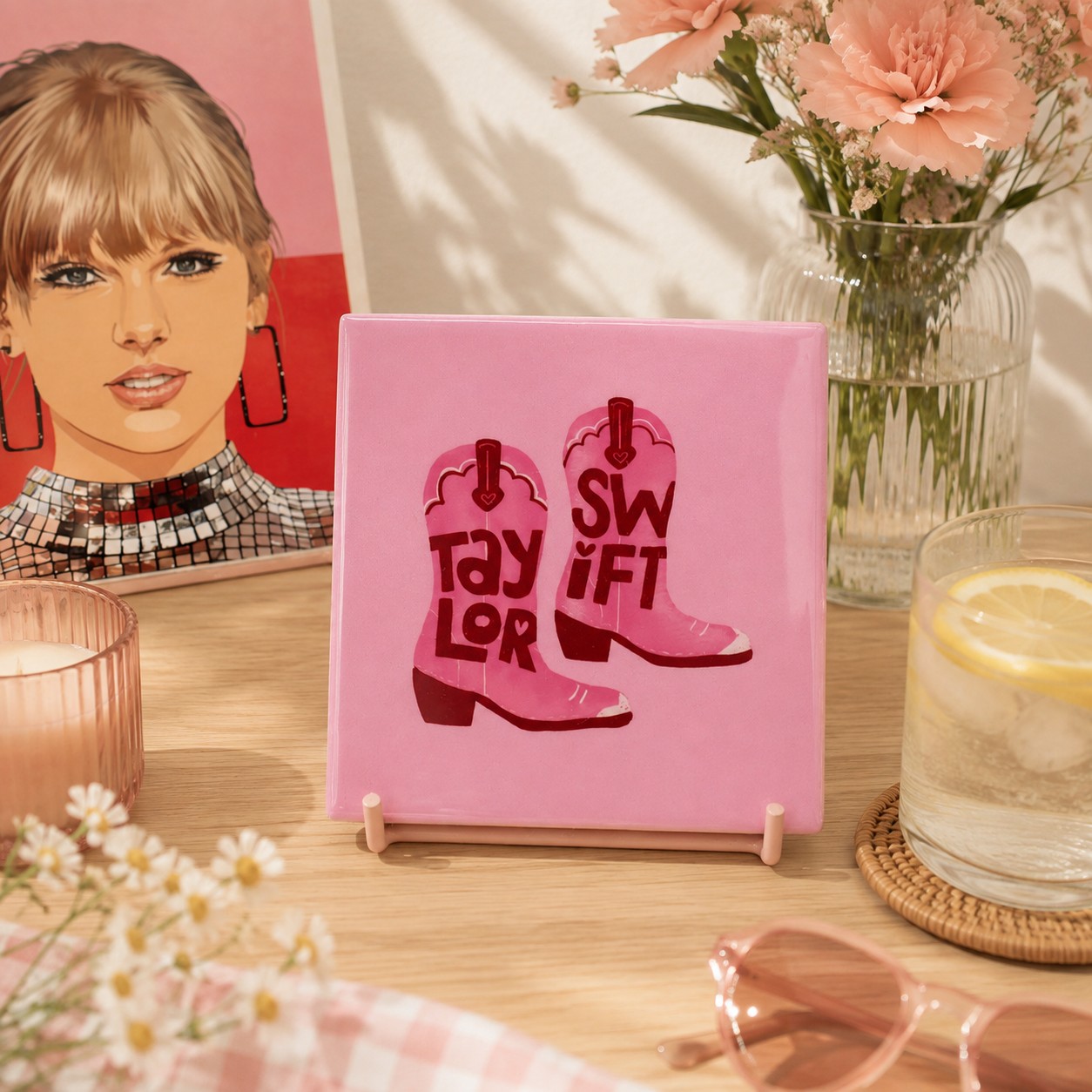 Tegeltje - Taylor Swift Boots