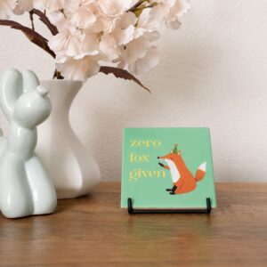 Tegeltje - "Zero Fox Given"