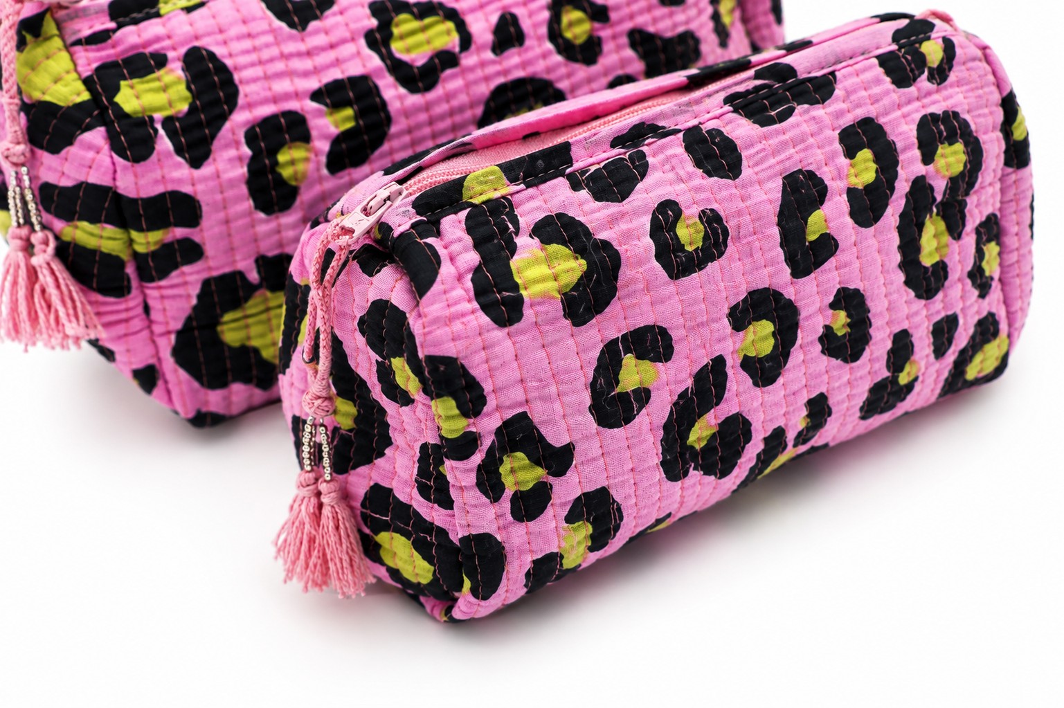 Gewatteerde Toilettasset 3-delig – Roze Panter - Afbeelding 5
