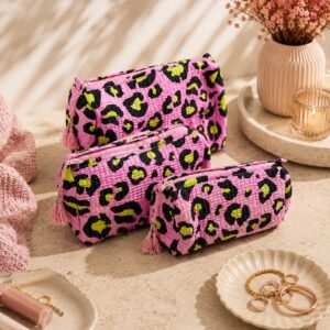 Gewatteerde Toilettasset 3-delig – Roze Panter