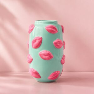 Keramieken Kusjesvaas Mint Roze