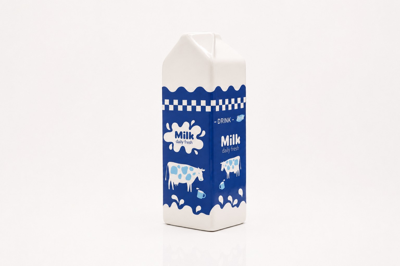 Fresh Milk Vaas Blauw