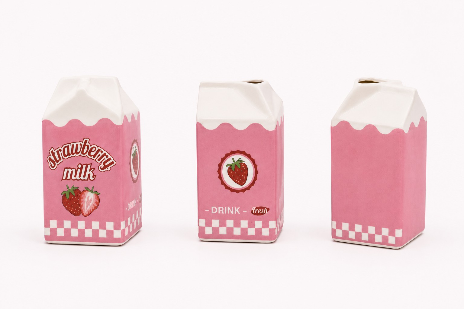 Strawberry Milk Vaas - Afbeelding 2