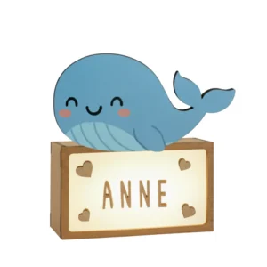 Vintiun Gepersonaliseerd LED Lampje Walvis
