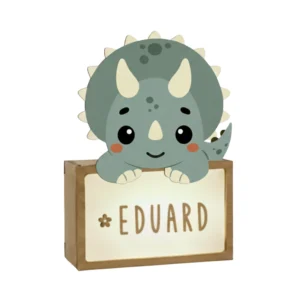 Vintiun Gepersonaliseerd LED Lampje Triceratops