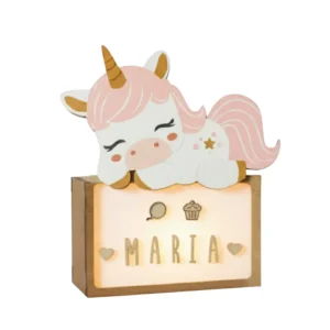 Vintiun Gepersonaliseerd LED Lampje Unicorn