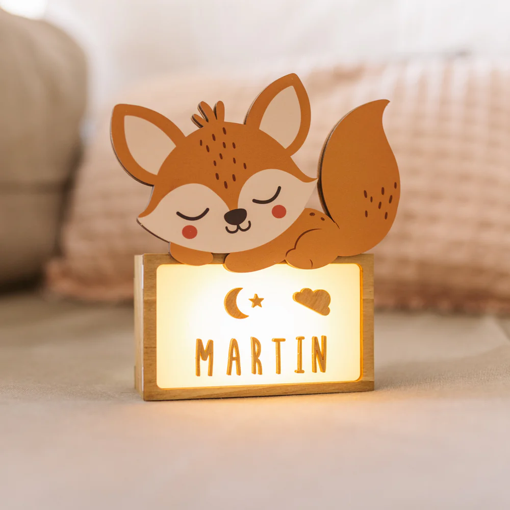 Vintiun Gepersonaliseerd LED Lampje Vosje - Afbeelding 2