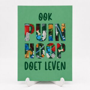 Cherries on Top wenskaart puinhoop met tekst Ook puinhoop doet leven